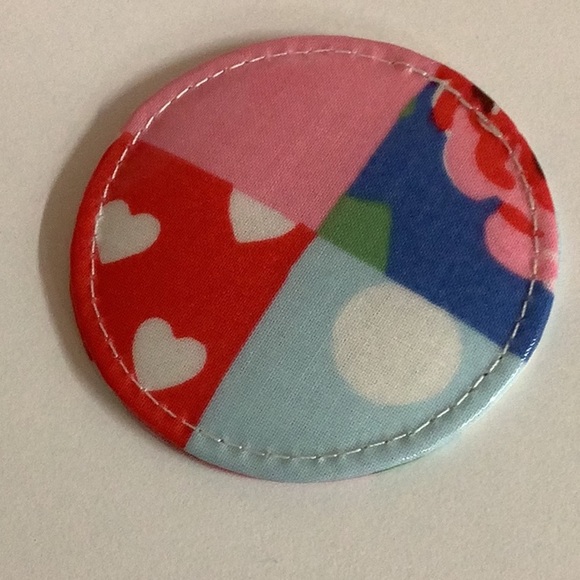 Cath Kidson cosmetics bag and mirror Preloved has some ink markings shown - Picture 3 of 6